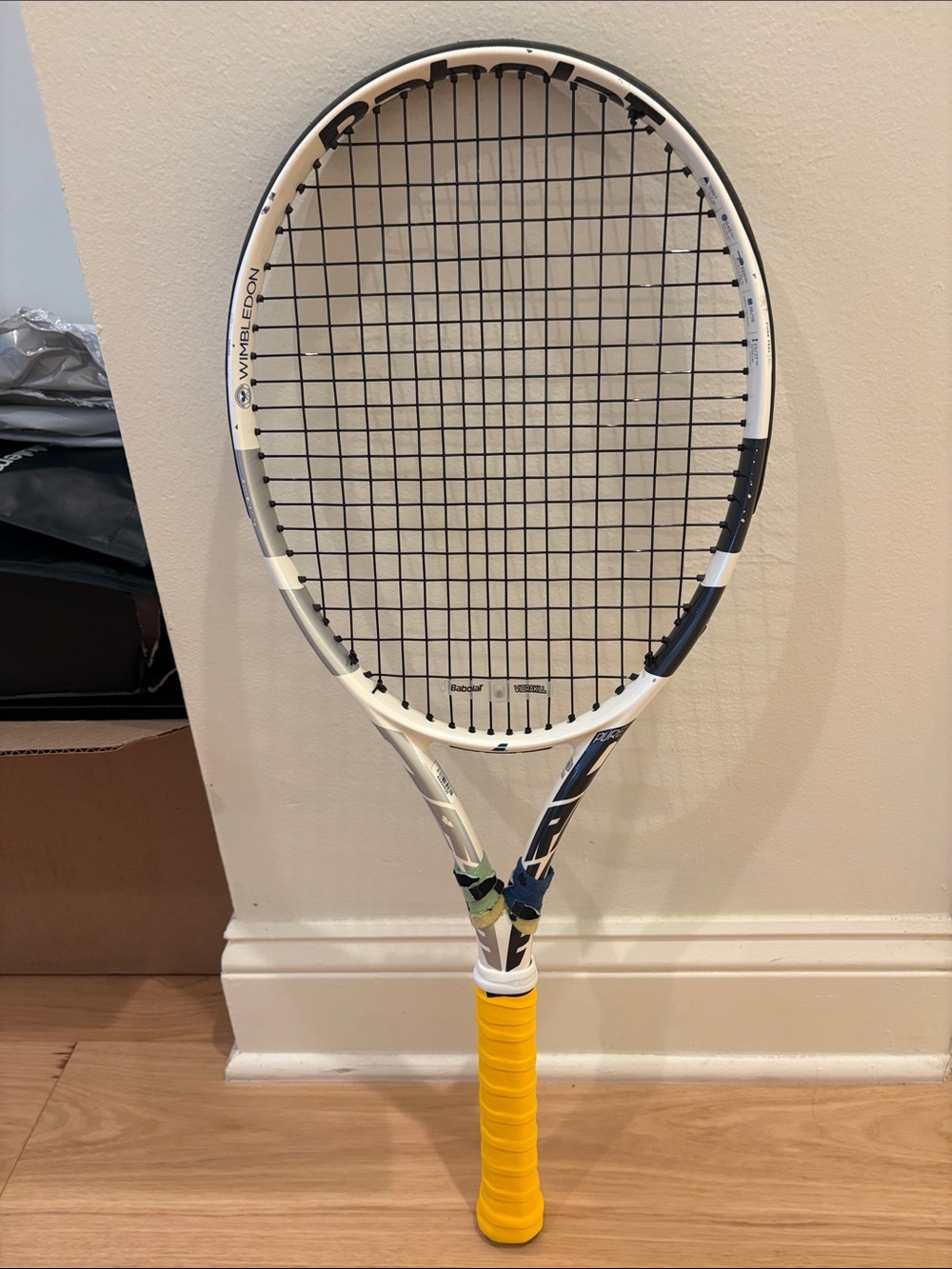 Babolat Pure Drive Tennis Racquet Wimbledon Edition grip 4 1/8